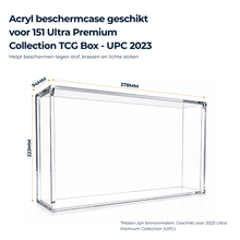 Acryl Case geschikt voor 151 Ultra Premium Collection TCG Box - UPC 2023 - George Napoli TCG