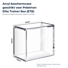 Acryl Case geschikt voor Pokémon Elite Trainer Box (ETB) - George Napoli TCG