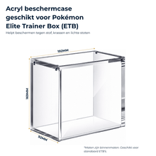 Acryl Case geschikt voor Pokémon Elite Trainer Box (ETB) - George Napoli TCG