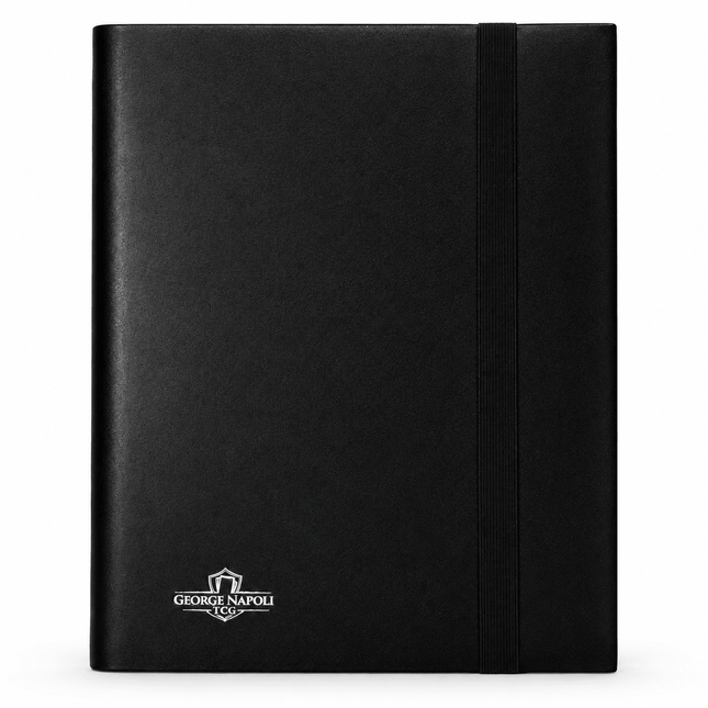 Verzamelmap geschikt voor Pokémon-kaarten - Zwarte kunststof binder - 9-Pocket - 360 kaarten - George Napoli TCG