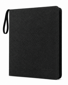 TCG Toploader Binder geschikt voor Pokémon kaarten - Zwart PU leer - 9 - Pocket indeling - 252 Toploaders - George Napoli TCG