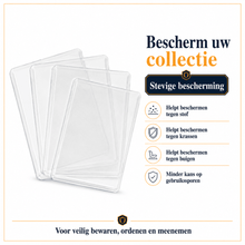 Toploaders geschikt voor TCG & Pokémon - kaarten - 50 - pack - 3" x 4" - Transparant - George Napoli TCG