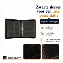 TCG Binder geschikt voor Pokémon kaarten - Grijs PU suède - 9 - Pocket indeling - 900 Kaarten - George Napoli TCG